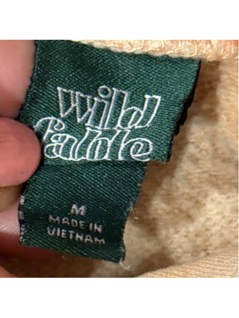 Women's Wild Fable Peach Cropped Hoodie Medium - Picture 7 of 7